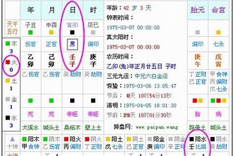 五行命盤查詢|八字五行查詢